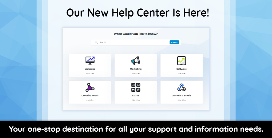 Introducing Our Comprehensive Help Center!